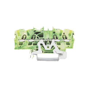 Borna de tierra para 4 conductores; 2,5 mm²; apropiado para, 2002-1407, WAGO, Controladores de Robots e Industrial