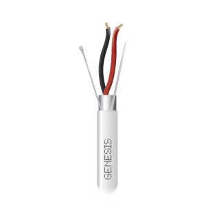 Bobina de 305 m de cable 2 x 22 awg blindado / riser /, 2202-1101, GENESIS, Accesorios de Control de Acceso