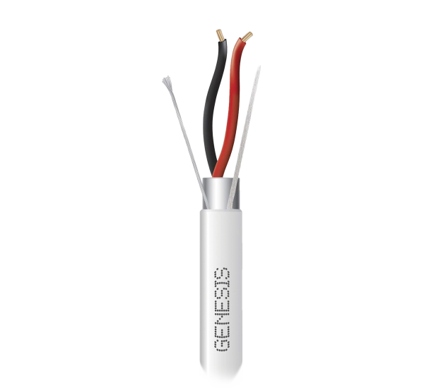 22021101-h Bobina de 305 m de cable 2 x 22 awg blindado / riser /, 2202-1101, GENESIS, Accesorios de Control de Acceso