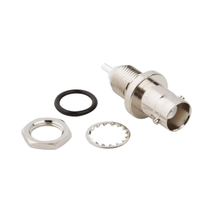 Conector bnc hembra para chasis en doble d plano, 4 ghz,, 31-102, AMPHENOL, Conectores de Radiocomunicación