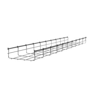 Charola tipo malla 54/300 mm, acabado electro zinc, hasta, CH-54-300EZ, CHAROFIL, Charola de Cableado Estructurado