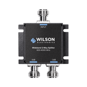 Divisor de potencia (splitter) de dos vías para 600-4000, 859-105, WILSONPRO / WEBOOST, Cobertura para Celular 4G LTE, 3G y Voz de Redes e IT