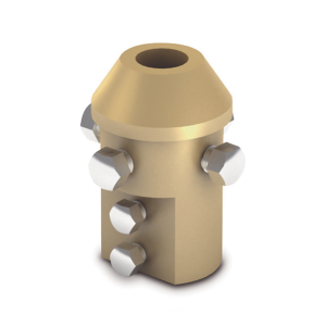 Adaptador de punta pararrayo pdc en mástil 1 1/2"., modelo, AT-011-A, APLICACIONES TECNOLOGICAS, Calidad de la Energía de Energía / Herramientas