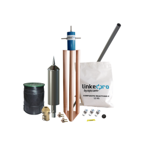Kit pararrayo pdc flash captor, avance de cebado:15 µs., AT-5315-KIT, APLICACIONES TECNOLOGICAS, Calidad de la Energía de Energía / Herramientas