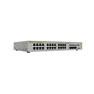 Switch administrable centrecom gs970m, capa 3 de 24 puertos, AT-GS970M/28-10, ALLIED TELESIS, Networking de Redes e IT