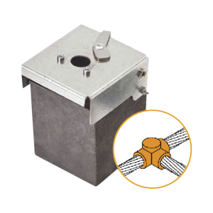 Molde de grafito horizontal unión en t horizontal de cable, ATW40/W40/TH, APLICACIONES TECNOLOGICAS, Calidad de la Energía de Energía / Herramientas