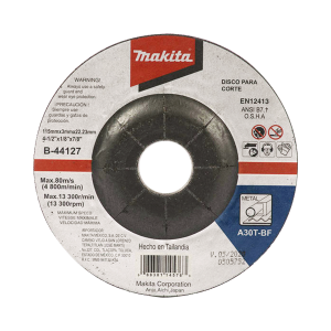 Disco de corte para metal de 4 1/2", modelo B-44127, B-44127, MAKITA, Herramientas de Control  de Acceso