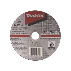 Disco de corte para aluminio de 4 1/2", modelo B-50310, B-50310, MAKITA, Herramientas de Control  de Acceso