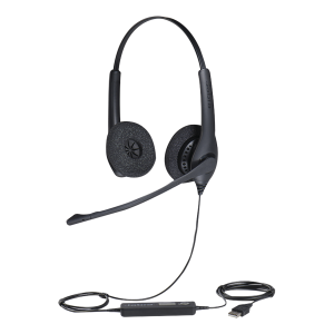 Jabra biz 1500 duo, auricular profesional con cancelación, BIZ-1500-DUO-USB, JABRA, VoIP - Telefonía IP - Videoconferencia de Redes e IT