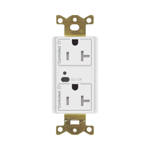 Receptáculo inalámbrico lutron vive / 20 a, control, CAR2S20DTRWH, LUTRON ELECTRONICS, Automatización - Casa Inteligente de Automatización   e Intrusión