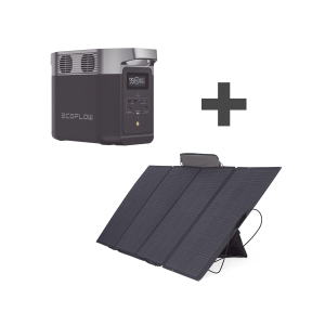 Kit de estación de energía portátil 1024wh + panel solar, DLT2-KIT, ECOFLOW, Respaldo de Energía de Energía / Herramientas