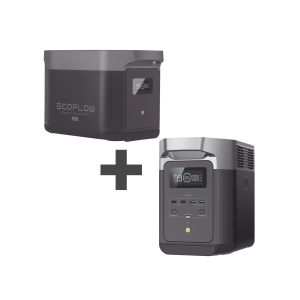 Kit de estación de energía portátil 2048wh + batería, DLT2MAX-BP, ECOFLOW, Respaldo de Energía de Energía / Herramientas