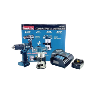 Kit de rotomartilló dhp487 +fresadora multifuncional drt50,, DLX2463ST, MAKITA, Ferreteria de Energía / Herramientas