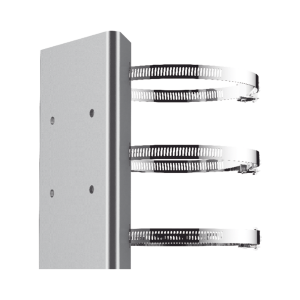 Montaje de poste para ptz / acero inoxidable / compatible, DS-1673ZJ-P, HIKVISION, Accesorios Generales de Videovigilancia