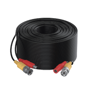 Cable coaxial siames (mini rg59) + alimentación / 20 metros, DS-1LH1S2C-20, HIKVISION, Cables y Conectores de Videovigilancia