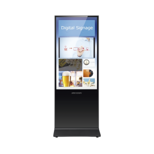 Pantalla de 55" 4k para publicidad digital / base para piso, DS-D6055UL-B/S(IN), HIKVISION, Monitores Pantallas y Mobiliario de Videovigilancia
