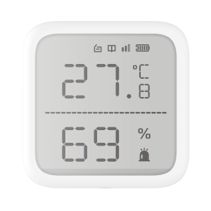 (ax pro) detector de temperatura y detector de humedad, DS-PDTPH-E-WB, HIKVISION, Detectores / Sensores de Automatización e Intrusión