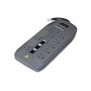 Muliticontacto con protección contra sobretensiones de 8, DTK-8FF, DITEK, Protección Contra Descargas de Redes e IT