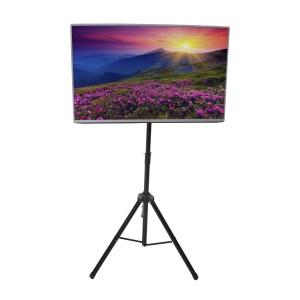 Trípode portátil con soporte de piso para monitores de 32 a, EPB036EC, EPCOM, Monitores Pantallas y Mobiliario de Videovigilancia