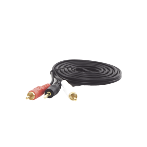 Convertidor 3.5mm estéreo a 2 rca macho 1.83m