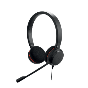 Jabra evolve 20 duo con conexión usb, micrófono con, EVOLVE-20-DUO-MS, JABRA, VoIP - Telefonía IP - Videoconferencia de Redes e IT