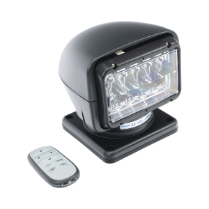 Faro buscador, 7040 lúmenes, color negro, uso rudo,, EW-3010, ECCO, Estrobos / Burbujas Vehiculares de IoT / GPS / Telemática y Señalización Audiovisual