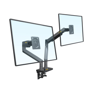 Montaje de escritorio articulado para 2 monitores de, G35NB, EPCOM, Monitores Pantallas y Mobiliario de Videovigilancia