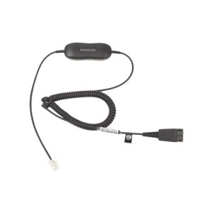 Jabra gn1200 cable enroscado con conexión qd y rj-9, GN-1200-C, JABRA, VoIP - Telefonía IP - Videoconferencia de Redes e IT