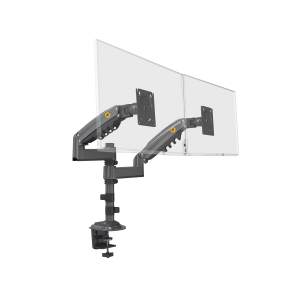 Montaje de escritorio articulado para 2 monitores de 17 a, H180GNB, EPCOM, Monitores Pantallas y Mobiliario de Videovigilancia