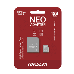 Memoria microsd con adaptador ideal para celular o tablet /, HS-TF-C1/128G/NEO/A, HIKSEMI by HIKVISION, Almacenamiento de Redes e IT