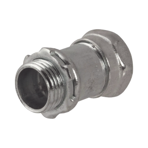 Conector recto compresión de acero galvanizado para pared, HUB-2903, HUBBELL, Canalización de Cableado Estructurado
