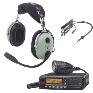 Kit radio movil aéreo icom con auricular david clark para, ICA120KIT, ICOM, Accesorios para ICOM de Radiocomunicación