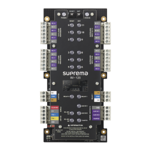 Módulo de supervisión de  12 entradas y 2 salidas de, IM120, SUPREMA, Paneles de Control de Acceso de Control  de Acceso