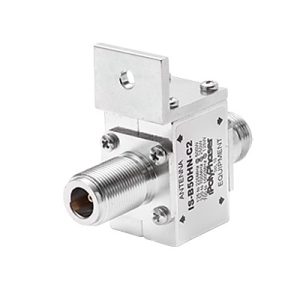 Protector rf coaxial para 125 a 1000 mhz con ceja frontal, IS-B50HN-C2, POLYPHASER, Protección Contra Descarga de Radiocomunicación