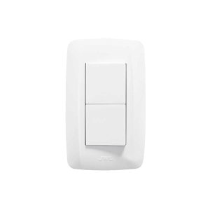 Apagador doble de 127 v ~60 hz 10 a / color blanco., modelo, JTL-B72-05, JWJ, Iluminación de Energía / Herramientas