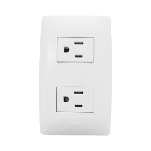 Contacto dúplex de 127 v~60 hz 15 a / color blanco., modelo, JTL-B72-23, JWJ, Iluminación de Energía / Herramientas