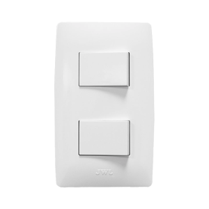 Apagador doble de 127 v~60 hz 10 a/ color blanco., modelo, JTL-B72-39, JWJ, Iluminación de Energía / Herramientas
