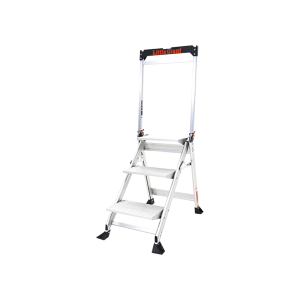 Escalera de tijera con punto de apoyo anti-caídas de 0.67 m, JUMBO-STEP-3WHR, Little Giant Ladder Systems, Torres y Mástiles de Radiocomunicación