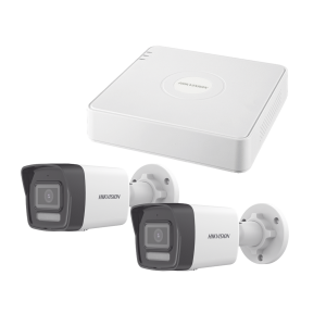 Kit ip 1080p (2 megapixel) / nvr de 4 canales con 4 puertos, KIPCSTART, HIKVISION, Kits- Sistemas Completos de Videovigilancia