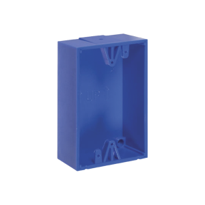 Caja trasera de montaje color azul para estaciones de, KIT-71100A-B, STI, Dispositivos Convencionales de Detección  de Fuego
