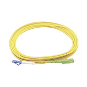 Jumper de fibra óptica monomodo lc/upc-sc/apc simplex,, LP-FO-LCU-SCA-03, LINKEDPRO BY EPCOM, Fibra Óptica de Cableado Estructurado