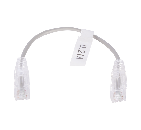 LPUT6020GY28-h Cable de parcheo slim utp cat6 - 20 cm gris diámetro, LP-UT6-020-GY28, LINKEDPRO BY EPCOM, Cableado de Cobre de Cableado Estructurado