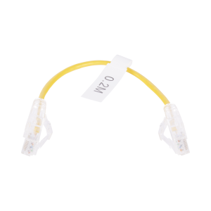 Cable de parcheo slim utp cat6 - 20 cm amarillo diámetro, LP-UT6-020-YE28, LINKEDPRO BY EPCOM, Cableado de Cobre de Cableado Estructurado