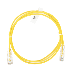 Cable de parcheo slim utp cat6 - 1.5 m amarillo diámetro, LP-UT6-150-YE-28, LINKEDPRO BY EPCOM, Cableado de Cobre de Cableado Estructurado