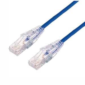 Cable de parcheo slim utp cat6a - 0.5 m azul, diámetro, LP-UT6A-05-BU28, LINKEDPRO BY EPCOM, Cableado de Cobre de Cableado Estructurado