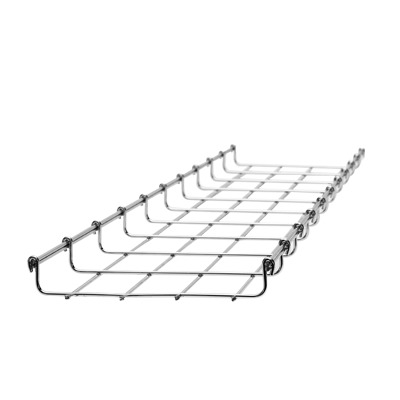 MG50423EZ Charola tipo malla 33/200 mm, acabado electro zinc, hasta, MG-50-423EZ, CHAROFIL, Charola de Cableado Estructurado