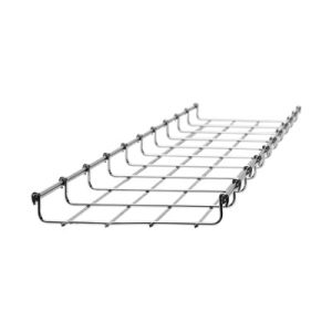 Charola tipo malla 33/300 mm, acabado electro zinc, hasta, MG-50-425EZ, CHAROFIL, Charola de Cableado Estructurado
