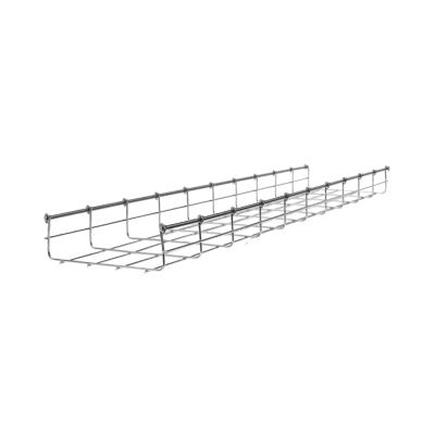 MG50434EZ Charola tipo malla 66/250 mm, acabado electro zinc, hasta, MG-50-434EZ, CHAROFIL, Charola de Cableado Estructurado