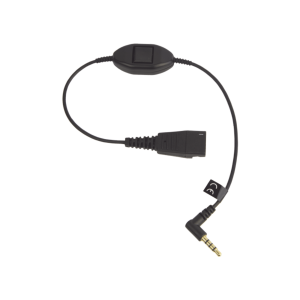 Jabra cord qd a conector de 3.5 mm con push-to-talk para, MOBILE-QD-35MM-S, JABRA, VoIP - Telefonía IP - Videoconferencia de Redes e IT