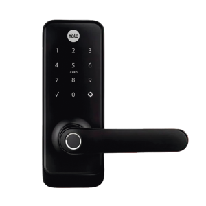 Cerradura digital ymc300 + hub, huella digital, tarjeta de, MX81865, YALE-ASSA ABLOY, Cerraduras de Control de Acceso